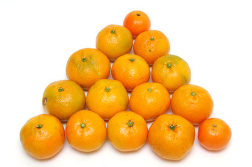 group of tangerines