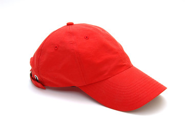 red sports cap