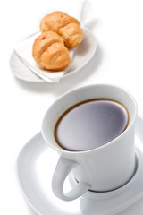 coffee and croissants