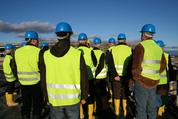 bauarbeitergruppe