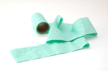 toilet paper unrolled