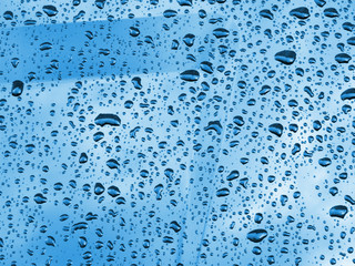 crystal clear water drops