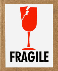 fragile label
