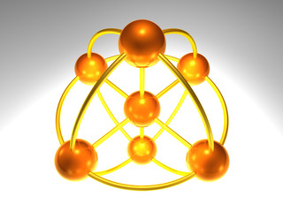 3d spherical network node