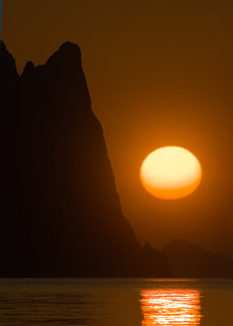 sunrise over sea