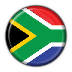 bottone bandiera sudafricana - south africa flag