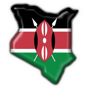 bottone cartina keniota - kenya button map flag
