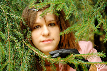 portrait in tree