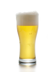beer with froth