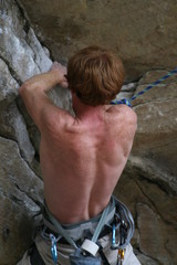 rock climbing