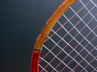 badminton racket detail