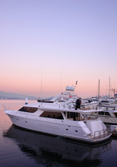 Fototapeta na wymiar łód¼ sunset