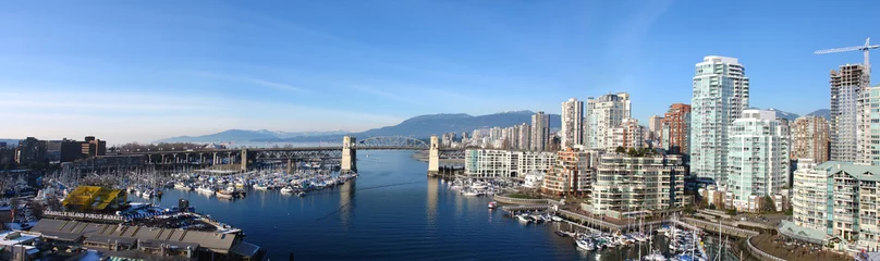 Wandaufkleber Vancouver Panorama © Kwest