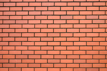 modern red brick wall.