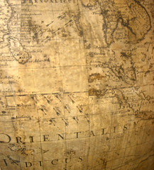 Fototapeta na wymiar map Oceanu Indyjskiego