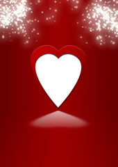 postcard valentine's day