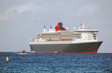 retro style ocean liner