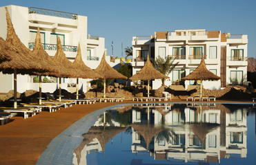 swimming-pool in hotel