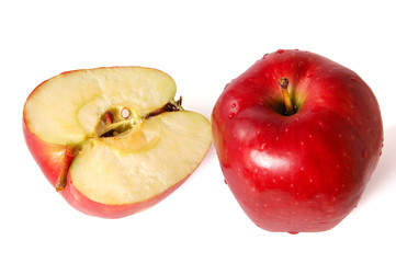 one sliced and one whole