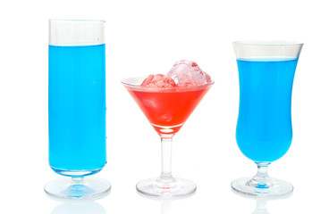 colorful cocktails