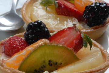 les tartelettes aux fruits