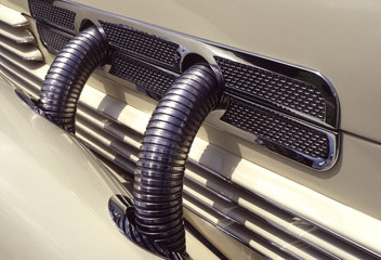 1936 cord phaeton supercharged-  pipes and fins