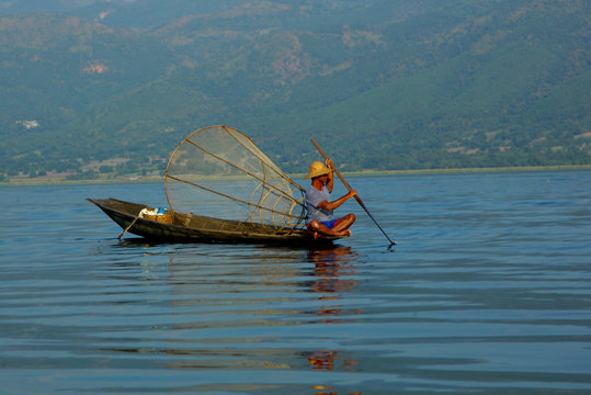 fisherman in boat