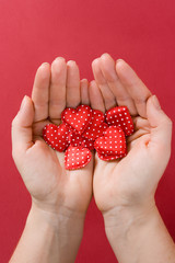 h&auml;nde voll herzen