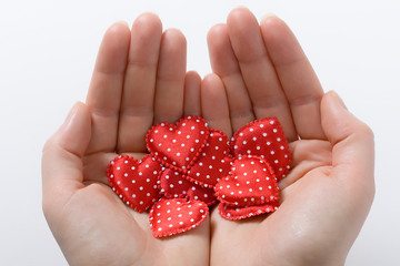 h&auml;nde voll herzen