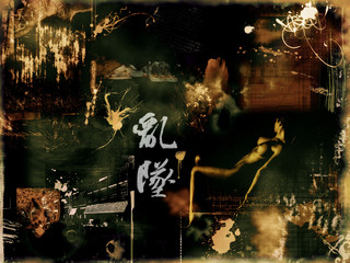 abstract  background photomontage