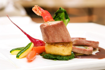 stuffed turkey dinner