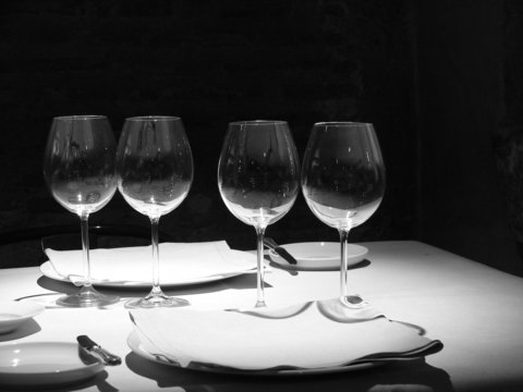 mesa preparada