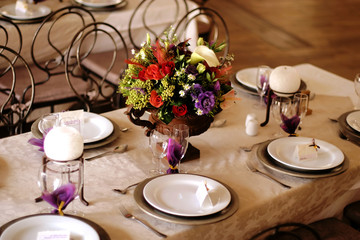 table decor at a wedding 2