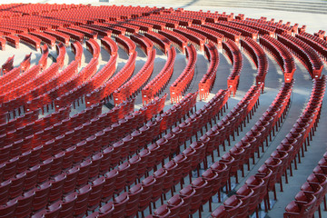 empty stadium seats