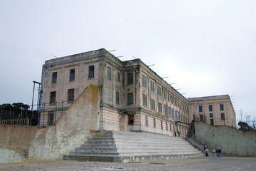 exercise yard at alcatraz