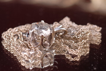 two carat drop and mirror