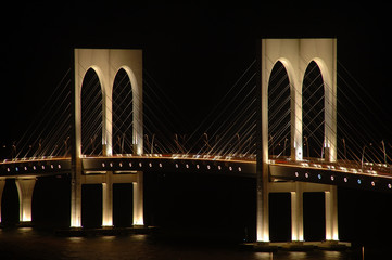Fototapeta premium sai wan bridge, macau