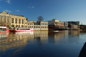Obraz premium river side in york