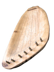 old woodden zither