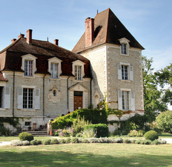 Fototapeta na wymiar french chateau