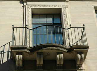 window with balcony