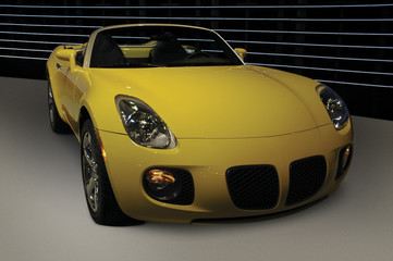yellow roadster