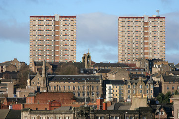 high rise accommodation two residential towers