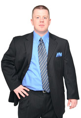 relaxed looking business man