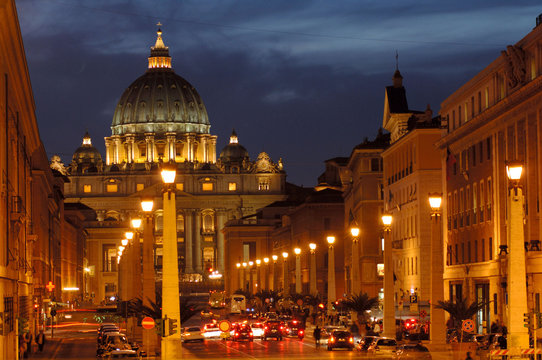 san pietro di notte