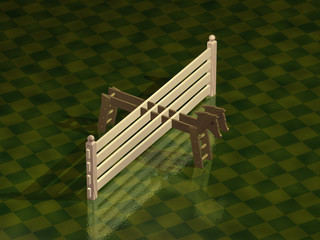 horse fence