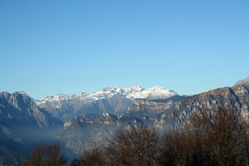 panorama valle camonica vista da montecampione