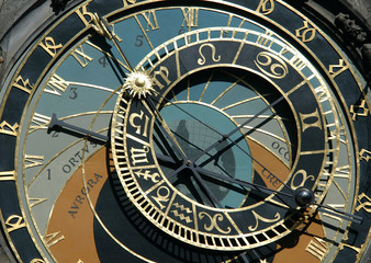 Fototapeta na wymiar Praski zegar astronomiczny