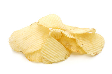 pile of potato chips