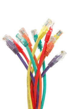 multi color network cables